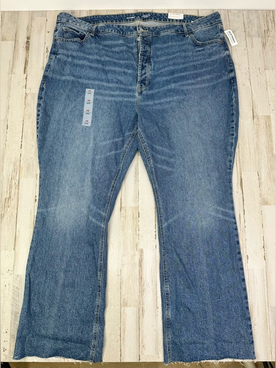 Old Navy Denim - Old Navy Jeans Womens 26 Kicker Boot Cut Ex High Rise Button Fly Raw NWT